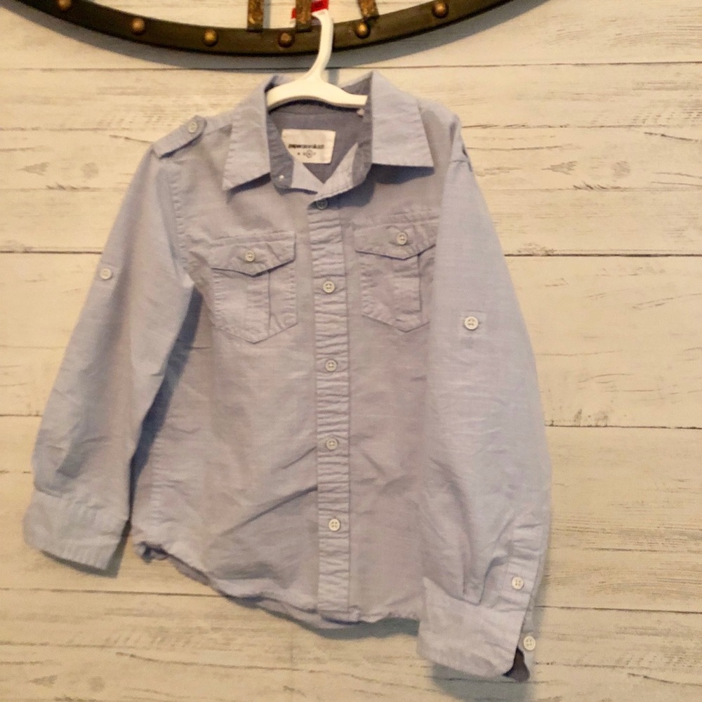 Boys Long Sleeve Button Down Dress Shirt
